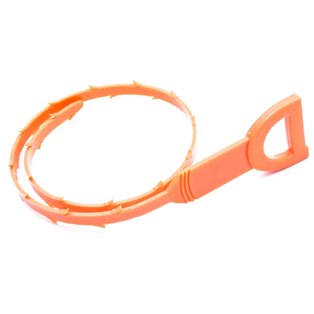 5 pcs Plastic Drain Hair Catcher Convenient Drain Clog Remover Tool 52cm 