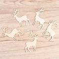 thumbnail image 2 of FRCOLOR Reindeer Wood Cutout Beige Wood Piece for DIY Painting Projects 15pcs, 2 of 8