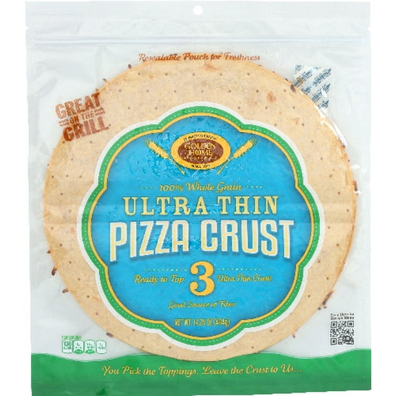 (Pack of 10) Golden Home Crust Whole Grain Pizza 12 in 14.25 oz