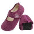 thumbnail image 3 of JOINFREE Women Adjustable Rubber Sole Furry Indoor Outdoor Slippers, 3 of 10