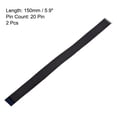 thumbnail image 2 of Unique Bargains FPV  FFC Cable 20 Pin 0.5mm Pitch 15cm Length B Type Flat Flexible Ribbon Cable 2pcs, 2 of 4