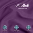 thumbnail image 4 of Bare Home Luxury Duvet Cover and Sham Set - Premium 1800 Collection - Ultra-Soft - Twin/Twin-XL, Plum, 2-Pieces, 4 of 10