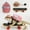 pink, variant on 3 Pieces Bearded Dragon Accessories Set, Bearded Dragon Costume Clothes Lzard Toy Adjustable Hat Mini Backpack and Skateboard for Lizard Hamster Parrot Turtle Small Animals Cool Reptile yellow