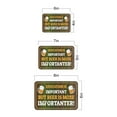 thumbnail image 6 of Classic Framed Plus Education Is Important But Beer Is More Importanter! Door or Wall Sign | Funny Home Decor - Large, 6 of 8