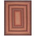 thumbnail image 2 of SAFAVIEH Braided Claes Bordered Reversible Area Rug, Orange/Rust, 8' x 10', 2 of 12