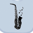 thumbnail image 4 of Inktastic Saxophone Musician Band Gift Idea Boys or Girls Baby Bib, 4 of 4