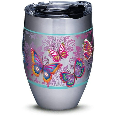 Tervis 12 oz. Stainless Steel Butterfly Tumbler One Size Purple/blue/pink/orange