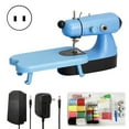thumbnail image 2 of Pebbuoy Electric Sewing Machine with Expansion Board LED Light Design Fast Stitch Compact Portable US Plug DIY Clothes Curtains Sewing Machine, 2 of 7