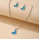 thumbnail image 3 of Conjunto De Pulseras De Collar De Mariposa Coreana Retro Para Mujer Gargantilla Cadena Colgante Accesoriospangjing, 3 of 4