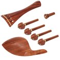 thumbnail image 1 of 4pcs/set Mentonnière Queue Queue Cheville de Réglage pour 4/4 Violon Accessoires d'Instruments de Musique, 1 of 7