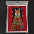 thumbnail image 3 of Shiba Inu Holiday Christmas Greeting Cards Pack of 8 7 in x 5 in, 3 of 3