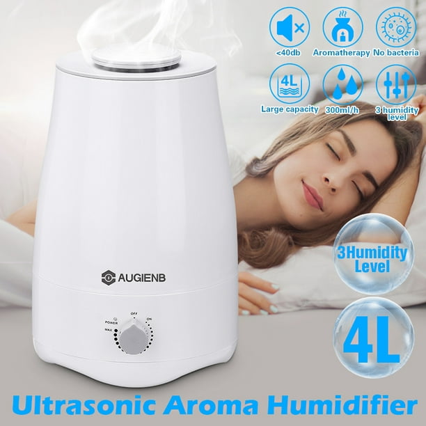 Cool Mist Humidifiers 4l Quiet Ultrasonic Humidifiers For Bedroom Easy To Clean Air Humidifier With Auto Shut Off Adjustable Mist Level Long Working Time Aromatherapy Function Walmart Com Walmart Com
