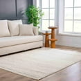 thumbnail image 5 of Hauteloom Munich Modern Farmhouse Living Room Bedroom Dining Room Area Rug - Casual Boho Look Carpet - Bohemian Neutral Minimalist - Bone, Cream, Beige, Grey, Light Gray - 5'3" x 7', 5 of 17