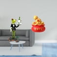 thumbnail image 2 of Escultura De Rana De La Fortuna, Adorno Creativo De Mesa Con Bolsa De Dinero, Cuenco De Tesoros Artesanal Para Chimenea, Estante De Entrada Y Regalo De Cumpleaños Para Inauguración De La Casa., 2 of 8
