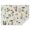 Brown Mushroom Flower-1, variant on Brown Mushroom Flower Light Pattern Rectangle Tablecloth 60"x120",Waterproof Polyester Rectangle Table Cloth, Wipeable Spillproof Polyester Tablecloth for Dining, Camping, Indoor and Outdoor