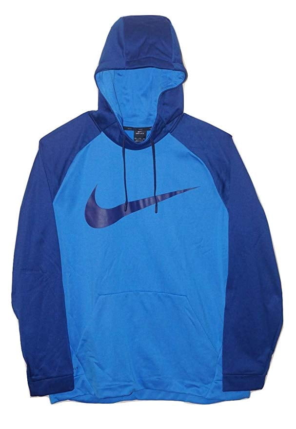 nike men's therma colorblocked training hoodie