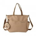thumbnail image 4 of Milageto Tote Bag for Women Wear Resistant with Top Handles with Zipper Crossbody Bag Khaki, 4 of 8