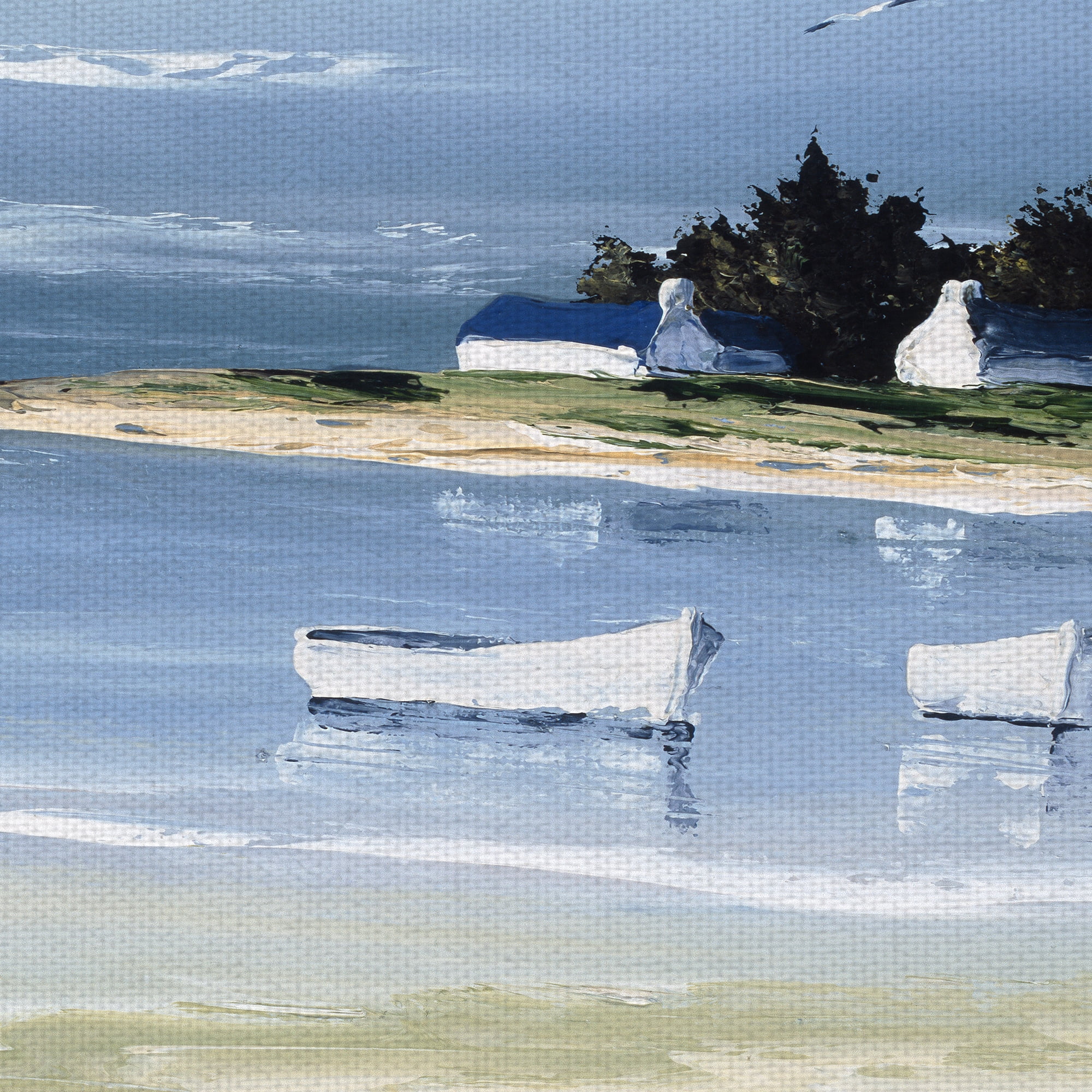 Masterpiece Art Gallery Coastal Inlet II by Frederic Flanet Canvas Art Print 24" x 36"