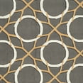 thumbnail image 5 of SAFAVIEH Four Seasons Vinal Floral Polyester Area Rug, Grey/Ivory, 8' x 10', 5 of 6