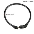 thumbnail image 2 of REGALWOVENB  Cable Lock 2.6 Feet 4 Digit Resettable Combination Coiling Lock Black, 2 of 5