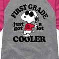 thumbnail image 3 of Peanuts - First Grade Just Cooler - Toddler And Youth Girls Raglan Graphic T-Shirt, 3 of 6