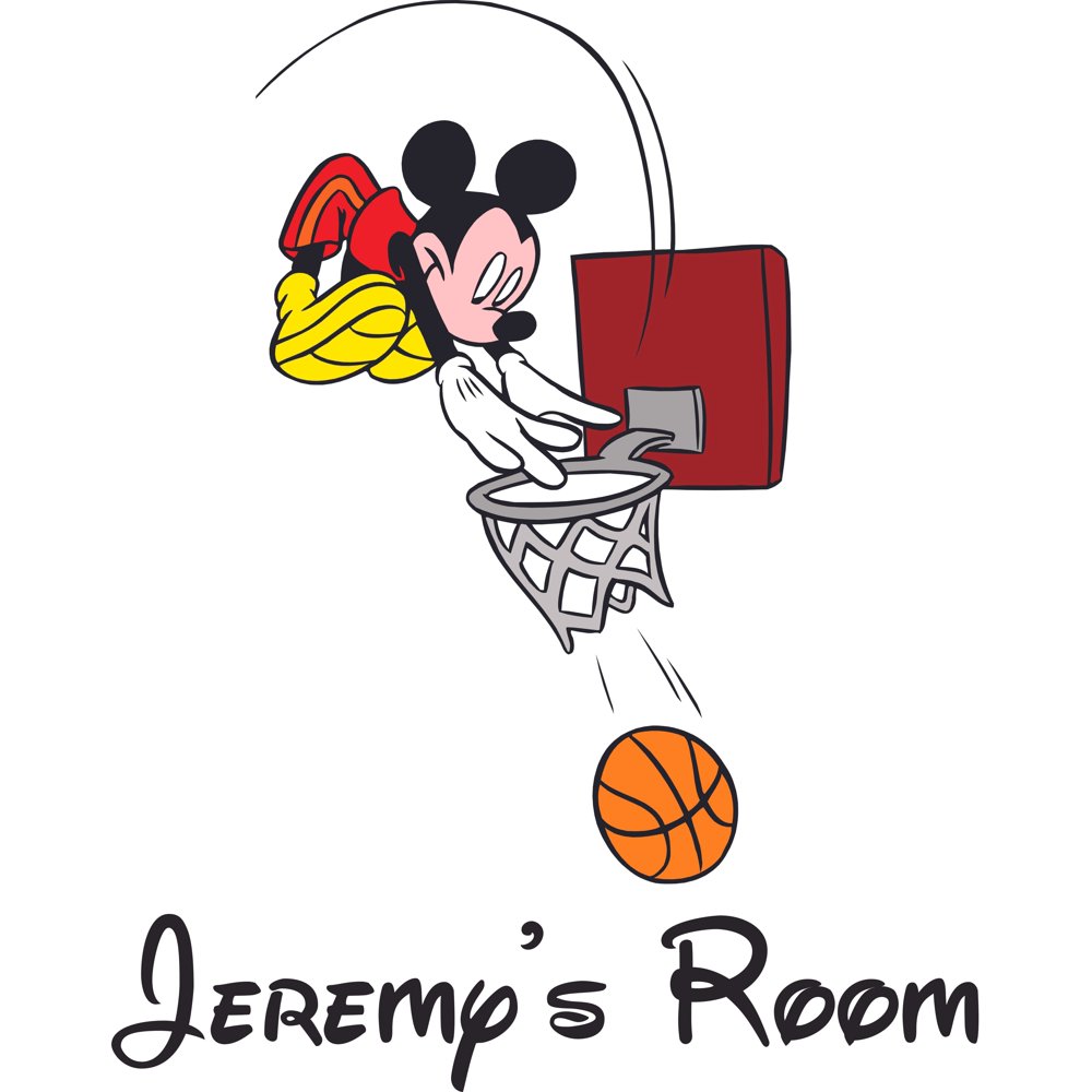 Basketball Mickey Svg