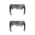 thumbnail image 3 of QualitChoice Halloween Décoration Cheminée Manteau Léger Résistant à l'Usure Écharpe Couverture Noir 45x244cm 2Set, 3 of 6