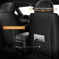 thumbnail image 2 of HQBQBUG Seat Covers Full Set for Toyota RAV4(Not for Hybrid) 2013-2025 Comfort Waterproof Leather Car Seat Covers Cushion Compatible Airbag(Grey,5 Seats), 2 of 10