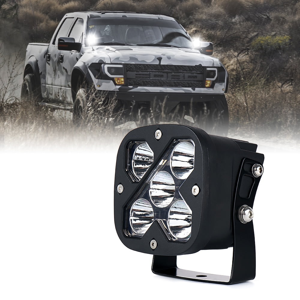 Xprite 50W 4 Inch Spotlight X-Beam Series CREE LED Chip Spot Lights Bar Work Light Pods for Trucks Pickup SUV ATV UTV Offroad Auto Car Boat-2 Packs