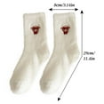 thumbnail image 2 of D 2Pc Fleece-Lined Thermal Socks, Extra Thick Warm Winter Socks For Women With Plush Interior And Mid-Calf Height For Extreme Cold And Sleeping, 2 of 7