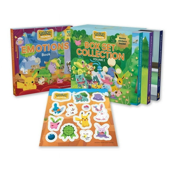 PokÃ©mon Primers PokÃ©mon Primers: Box Set Collection Volume 2: Opposites, Habitats, Emotions, and Types, Book 10, (Hardcover)
