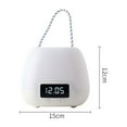 thumbnail image 5 of Lámpara de escritorio LED recargable con control remoto, luz nocturna para uso en exteriores, luz de puesto de mercado nocturno, luz de reloj con forma de hongo, 5 of 5