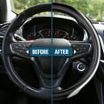 thumbnail image 3 of Custom Accessories White Black Sport Steering Wheel Cover, 3 of 5
