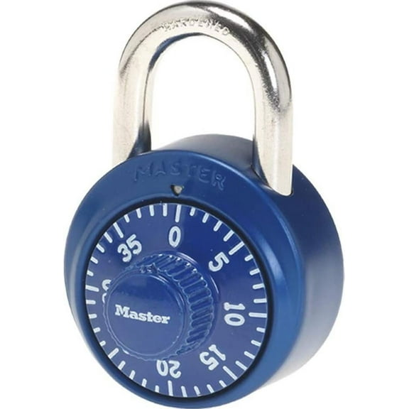 Master Lock 1530DCM Locker Lock Combination Padlock, 1 Pack, Assorted Colors