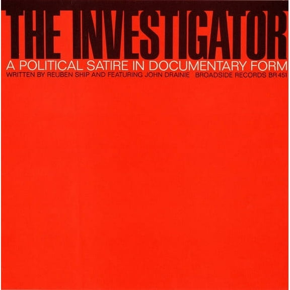 Investigator: Political / Various