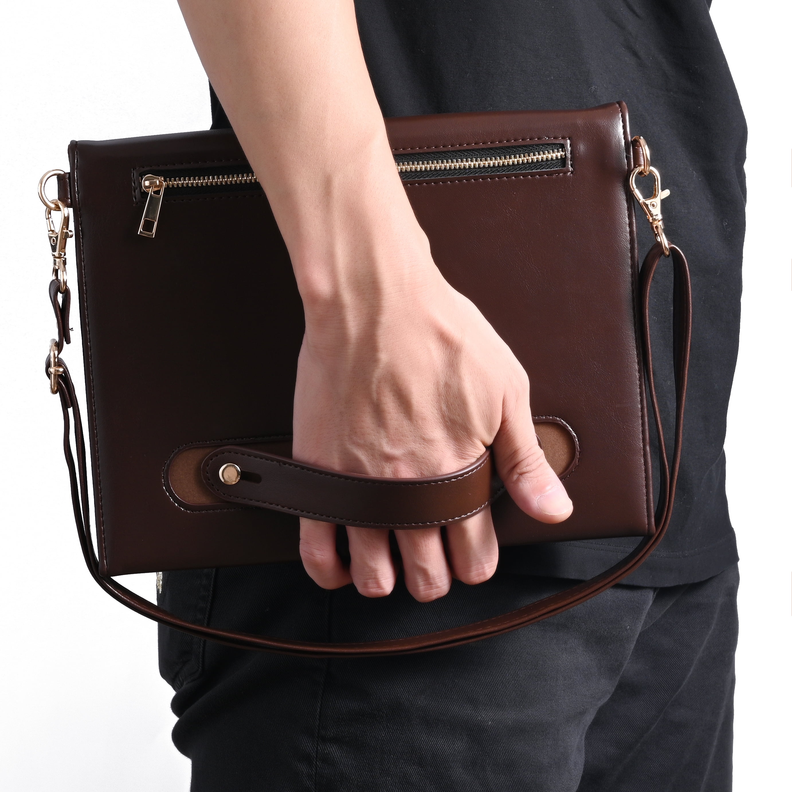 Sale - Premium Leather Messenger Bag for 7