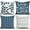 Light Blue, variant on Throw Pillow Covers 16x16 Inch, Pillow Covers 16x16,Squar Pillow Covers Set of 4 Boho Modern Farmhouse Neutral Decorative Pillowcases Linen Cushion Case for Couch, Bed, Home Decor