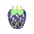 thumbnail image 1 of Rabbit Hay Feeder Bag Cage Hay Dispenser Hanging Feeder Bag (Rabbit Strawberry), 1 of 5
