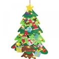 thumbnail image 6 of Leonard DIY Felt Christmas Tree Set Plus Snowman, DIY Wall Christmas Felt Tree, Xmas Decorations Wall Hanging 32 Ornaments Kids Gifts Party Supplies, 6 of 7