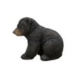 thumbnail image 4 of Garden Decor Animal Statue Sitting Black Bear Cub Statue, 4 of 5