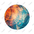 thumbnail image 3 of Colorful Abstract Painting Polyester Universal Spare Wheel Tire Cover Custom Tire-Covers for Trailer RV SUV Truck Camper, 3 of 5