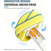SOPAMI 32pcs Disposable Toilet Brush Sponge Head Refills (Colored) | 3-Layer Pre-Loaded Toilet Bowl Wand Refills Pre-Loaded with Cleaner Toilet and Bathroom Cleaning Supplies Sponge Replacement