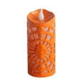thumbnail image 1 of Less Than 5 Desktop Ornament Halloween Pumpkin Candle Lights Halloween Orange Flameless Candle Lights LED Lights Festive Decorative Lights for Halloween Party, 1 of 9