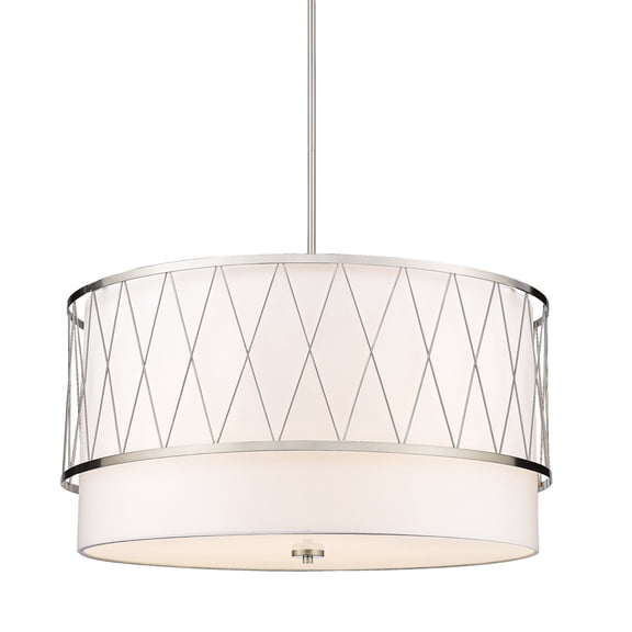 5 Light Pendant In Modern Style-18.5 Inches Tall And 32 Inches Wide-Brushed Nickel Finish Z-Lite 198-32Bn