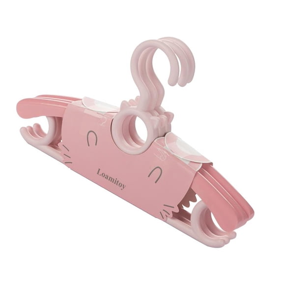 Loamitoy Coat hangers, 10 pack Childrens Hangers Child Hangers Plastic Toddler Infant Nursery Hangers Small Baby Clothes Hangers for Closet