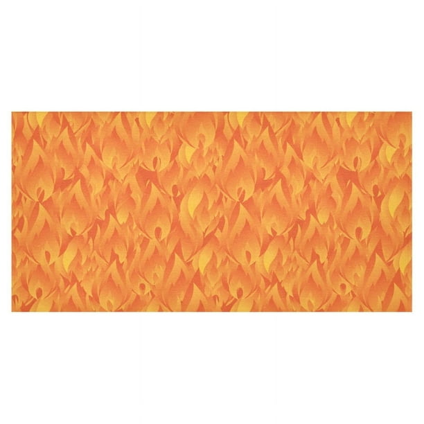 Mantel Rojo Llama de Fuego