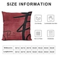 thumbnail image 6 of Awypu Throw Pillow Covers Floral Oriental Asian Red and Black Japanese Pillowslip Square Sofa Cute Cushion Cases Pillowcases,2 Pcs White, 6 of 6
