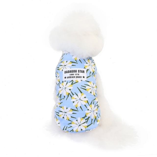 Xihbxyly Paletas No Reclamadas Ropa para Mascotas, Chaleco Pequeño de Crisantemo y Abrigo Cálido de Invierno.