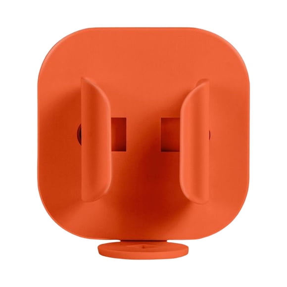 Billuyoard Soporte de cepillo Soporte de pared Soporte de almacenamiento Estante de baño Ganchos organizadores antideslizantes Fuga de superficie Juegos de accesorios de baño Naranja