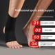 thumbnail image 3 of Qarigey Tobillera para adultos reutilizable transpirable exterior baloncesto fútbol voleibol protección soporte accesorios 2XL/3XL Type3 NO3, 3 of 6